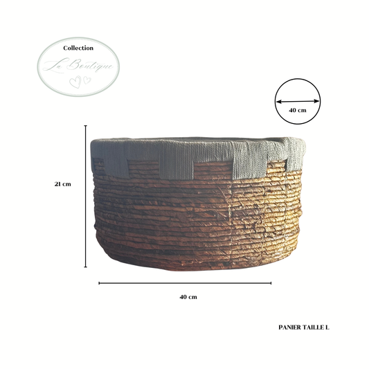 Panier Feuilles de Bananier